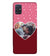 A0518-Pink Hearts Photo Back Cover for Samsung Galaxy A51