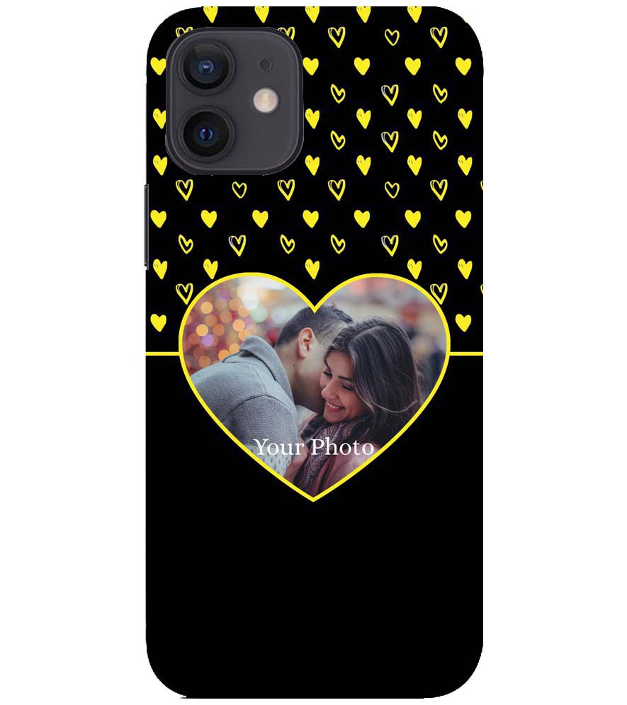 A0519-White Hearts Photo Back Cover for Apple iPhone 12
