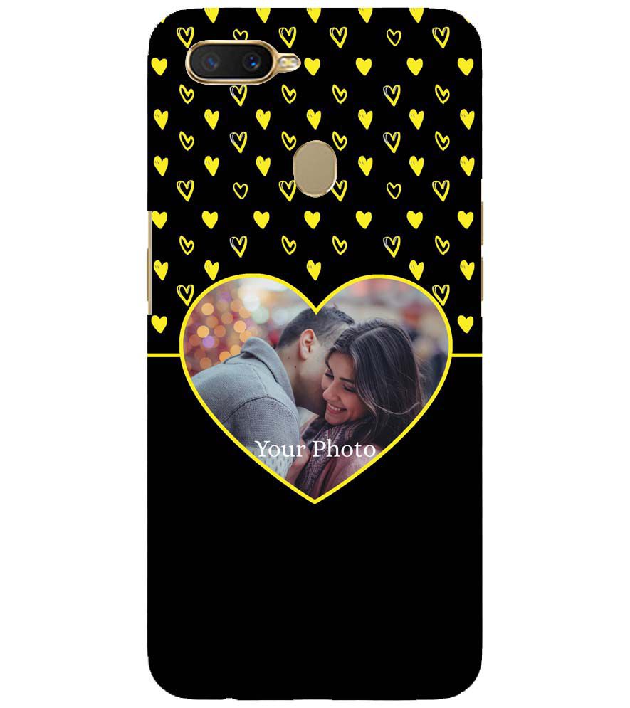 A0519-White Hearts Photo Back Cover for Oppo A11K