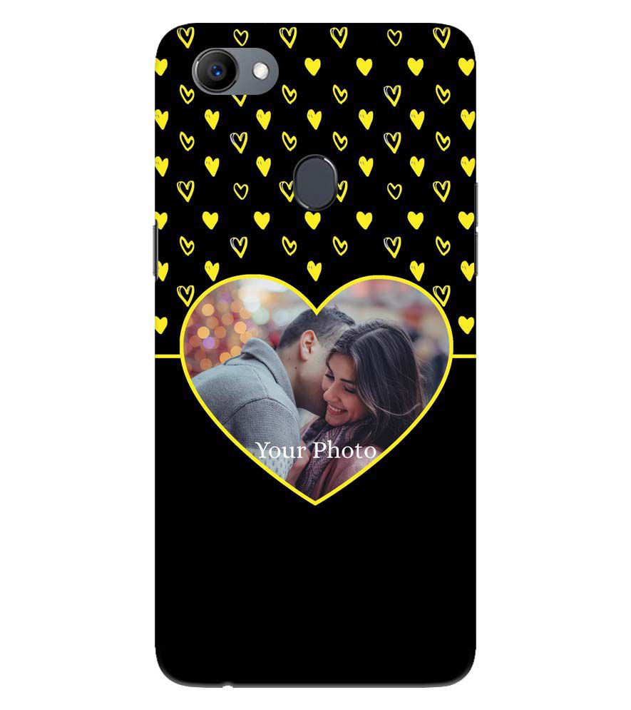 A0519-White Hearts Photo Back Cover for Oppo F5 Plus