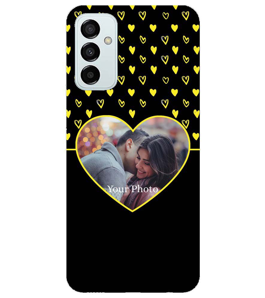 A0519-White Hearts Photo Back Cover for Samsung Galaxy F23