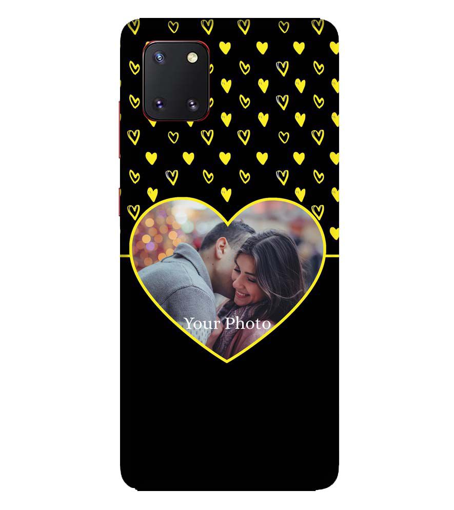 A0519-White Hearts Photo Back Cover for Samsung Galaxy Note10 Lite