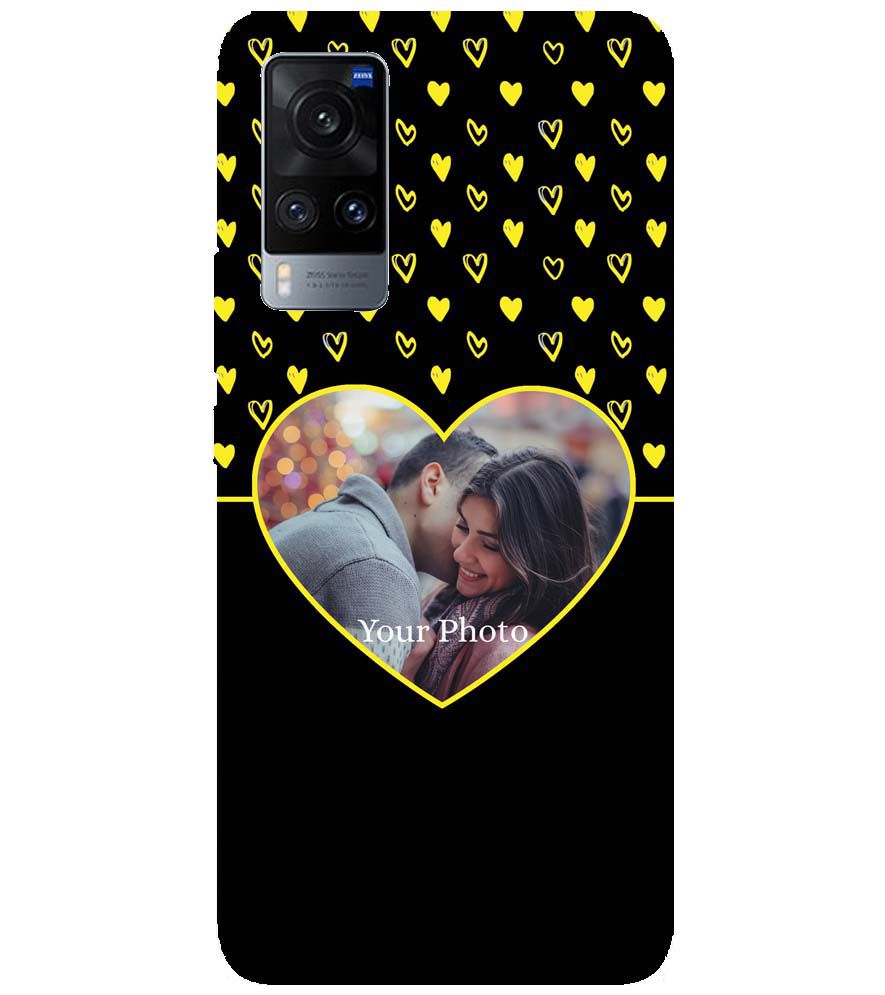 A0519-White Hearts Photo Back Cover for vivo X60