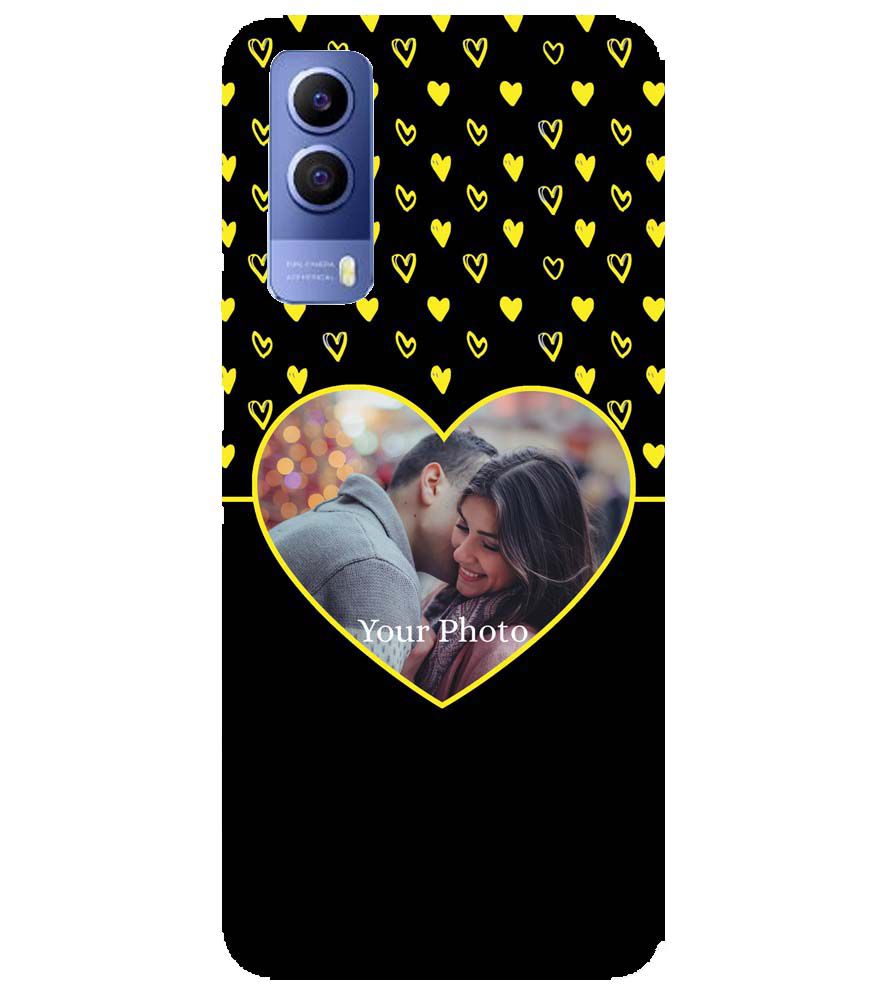 A0519-White Hearts Photo Back Cover for vivo Y53s