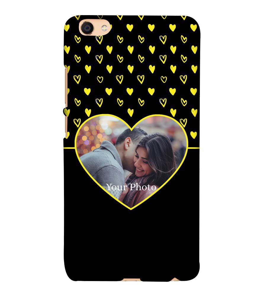 A0519-White Hearts Photo Back Cover for vivo Y55s