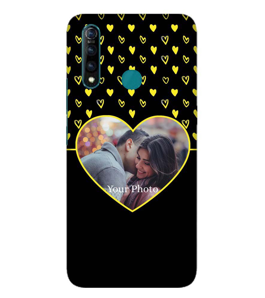 A0519-White Hearts Photo Back Cover for Vivo Z1 Pro