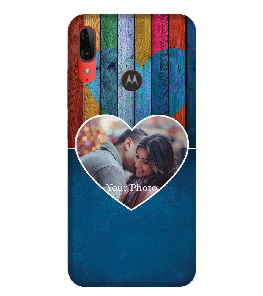 A0520-Woody Heart Photo Back Cover for Motorola Moto E6s