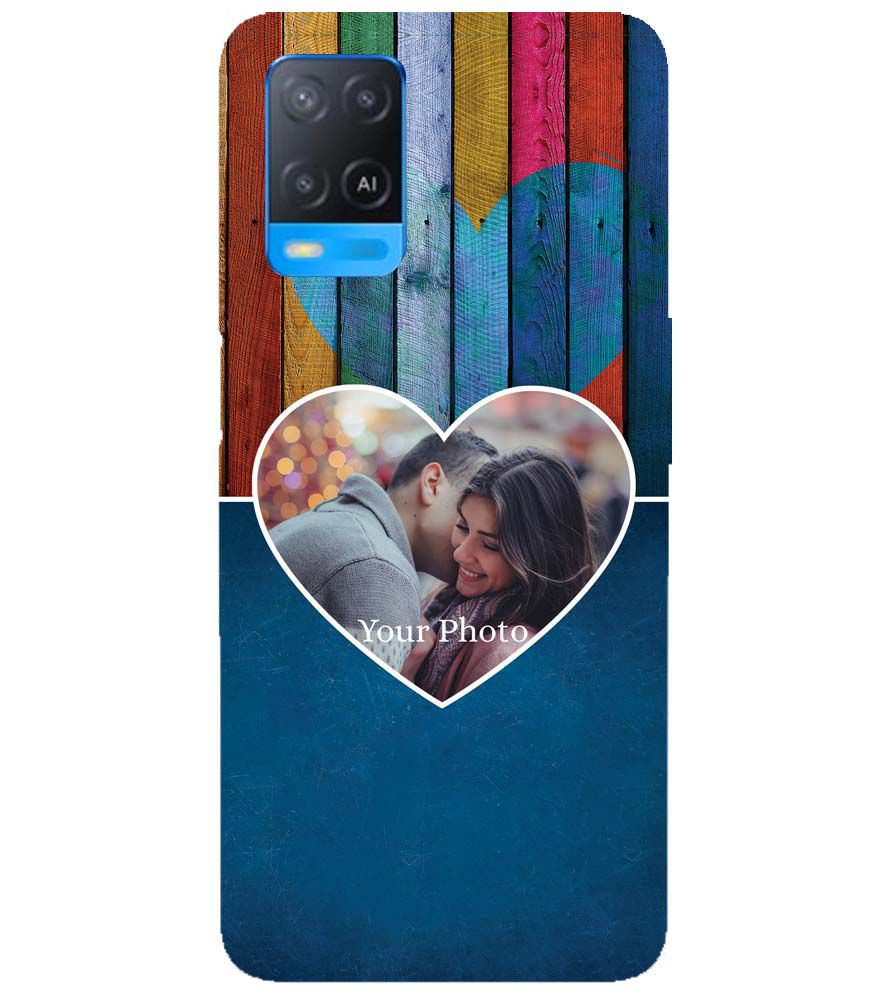 A0520-Woody Heart Photo Back Cover for Oppo A54