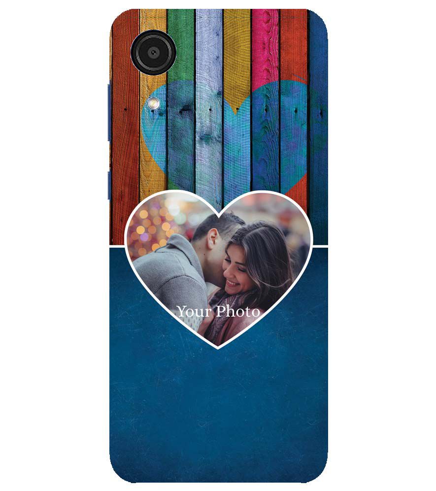A0520-Woody Heart Photo Back Cover for Samsung Galaxy A03 Core