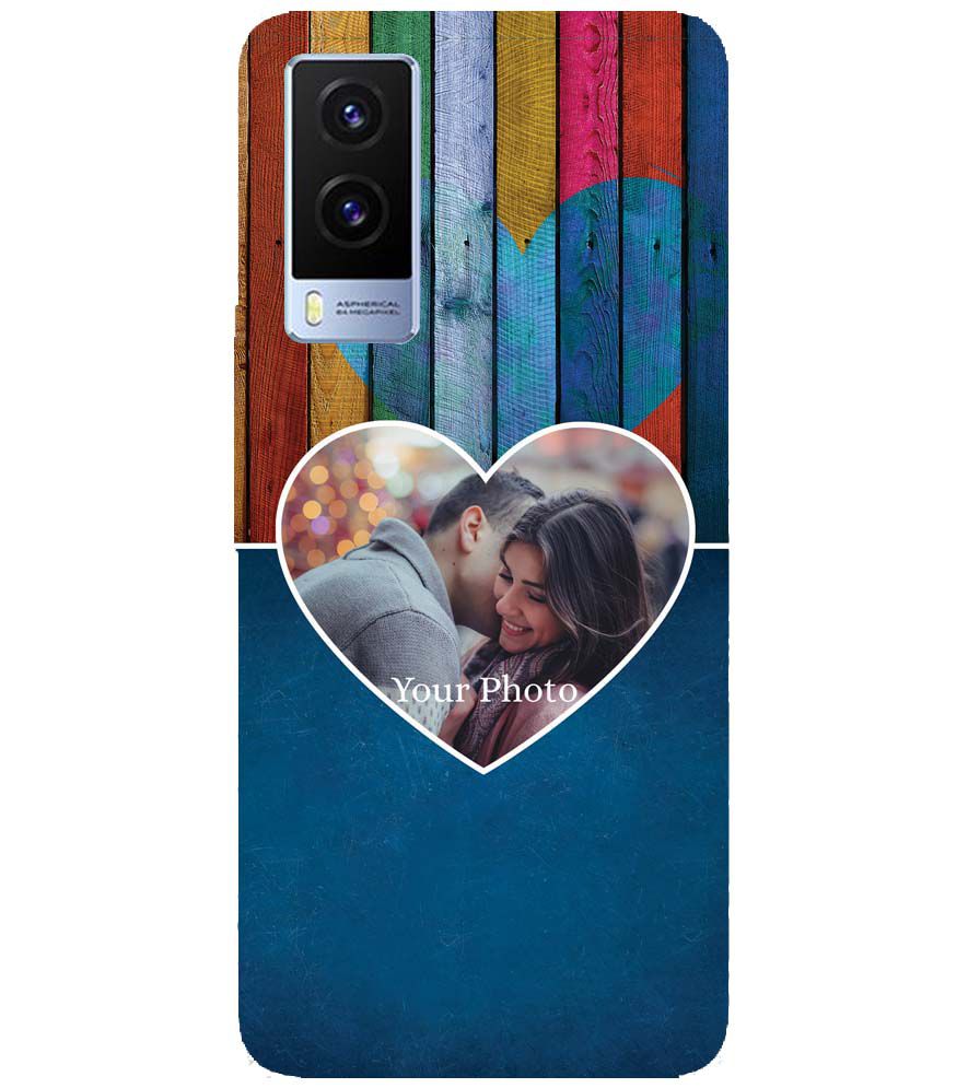 A0520-Woody Heart Photo Back Cover for Vivo V21e 5G