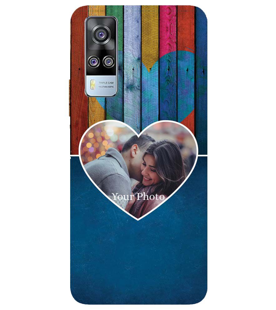 A0520-Woody Heart Photo Back Cover for vivo Y51 (2020, December)