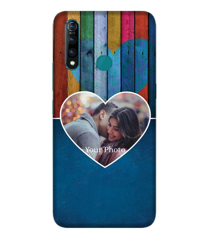 A0520-Woody Heart Photo Back Cover for Vivo Z1 Pro
