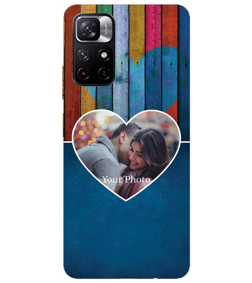A0520-Woody Heart Photo Back Cover for Xiaomi Redmi Note 11T 5G