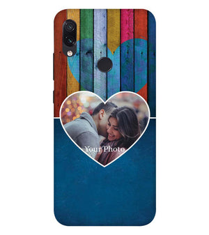 A0520-Woody Heart Photo Back Cover for Xiaomi Redmi Note 7