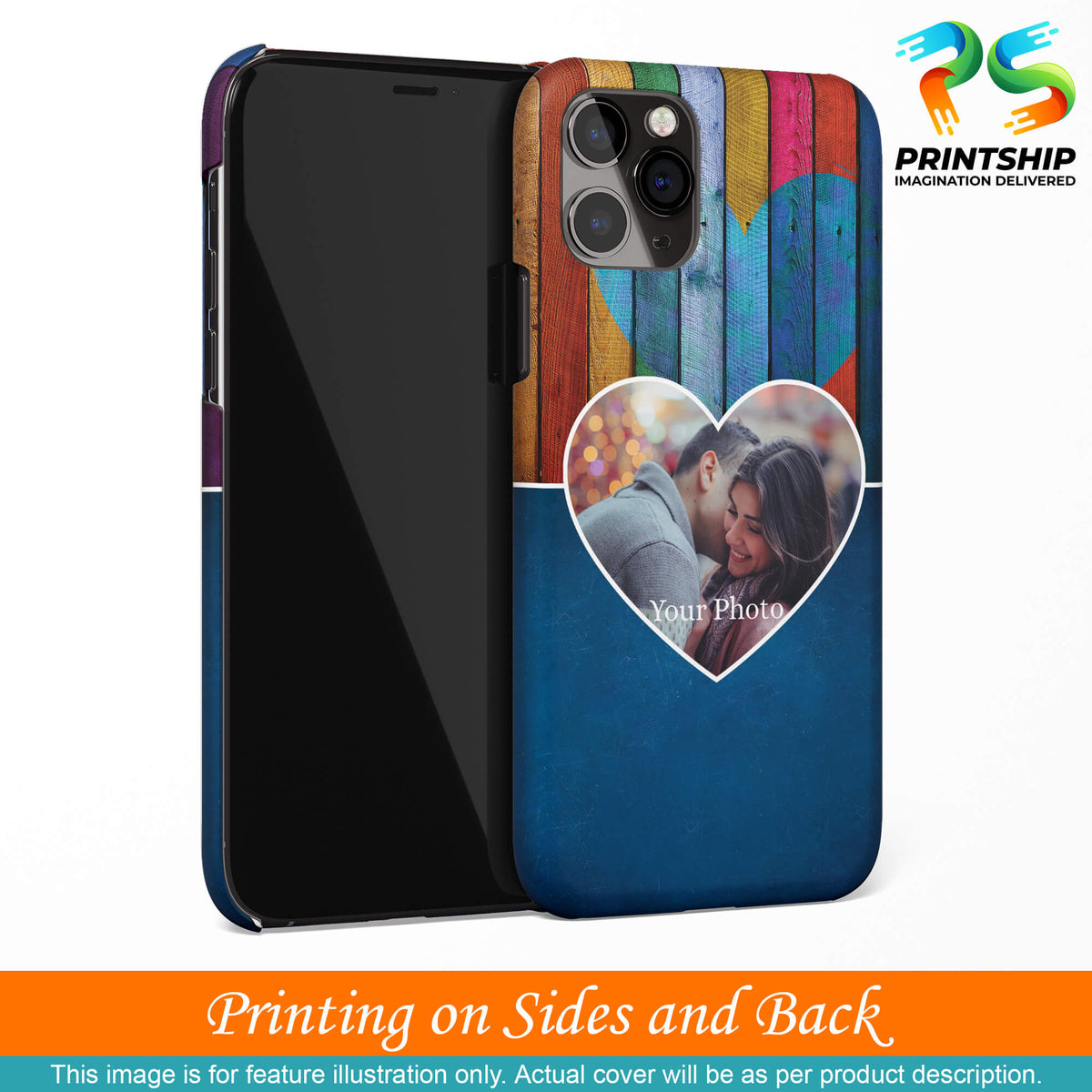 A0520-Woody Heart Photo Back Cover for Oppo A11K-Image3