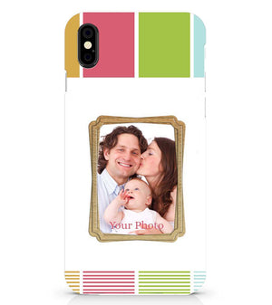 A0522-Neat Frame Back Cover for Apple iPhone X