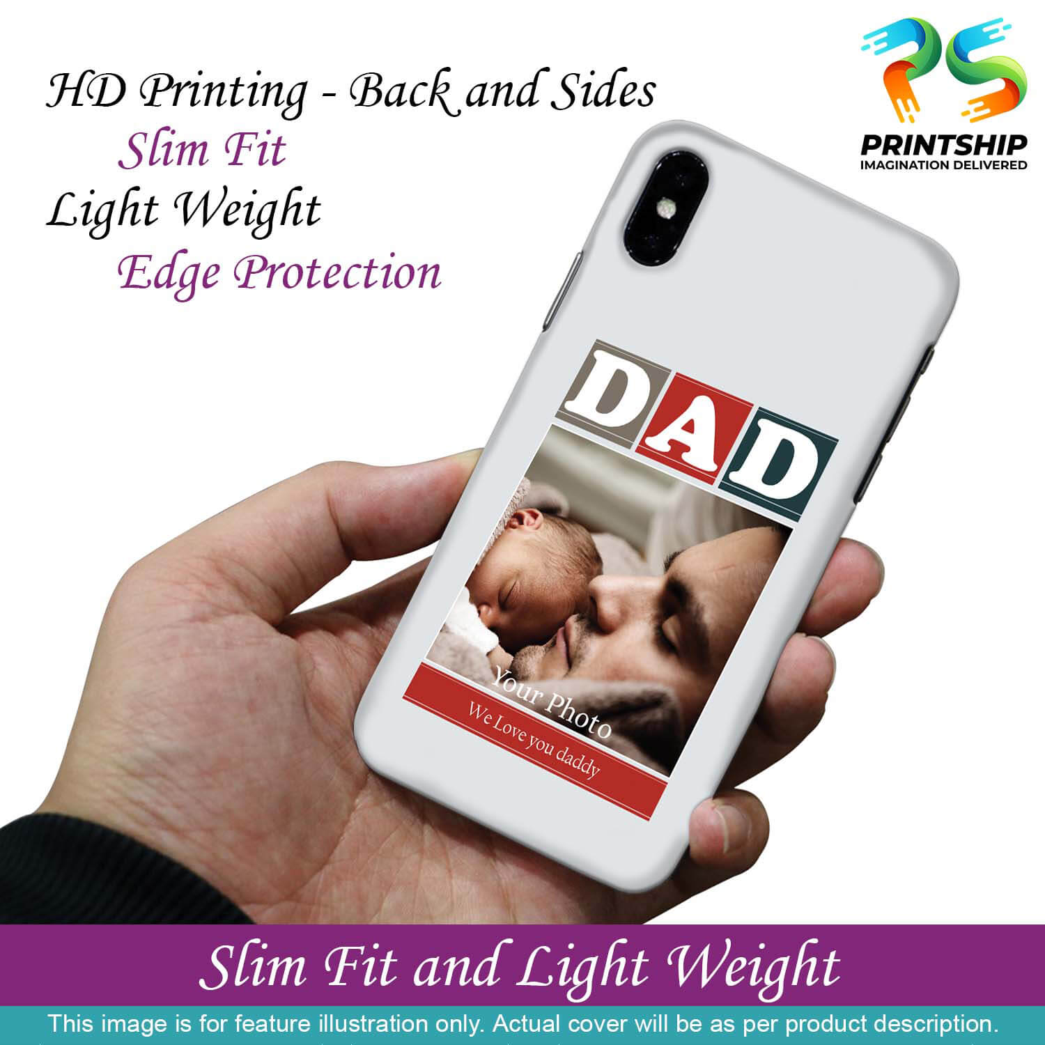 A0523-Love Dad Back Cover for Realme C17