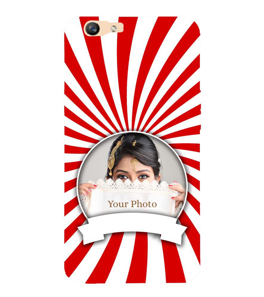 A0527-Red and White Frame Back Cover for Oppo F1s : A59