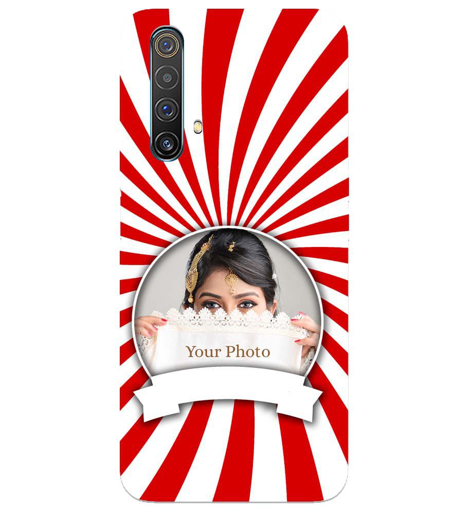 A0527-Red and White Frame Back Cover for Realme X3 SuperZoom