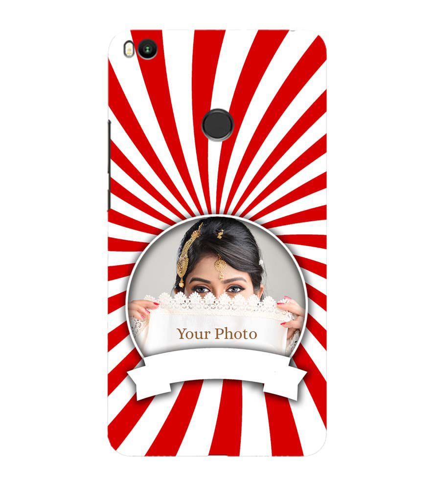 A0527-Red and White Frame Back Cover for Xiaomi Mi Max 2