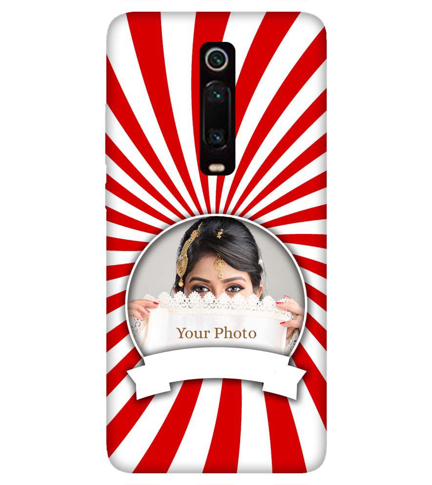A0527-Red and White Frame Back Cover for Xiaomi Redmi K20 Pro