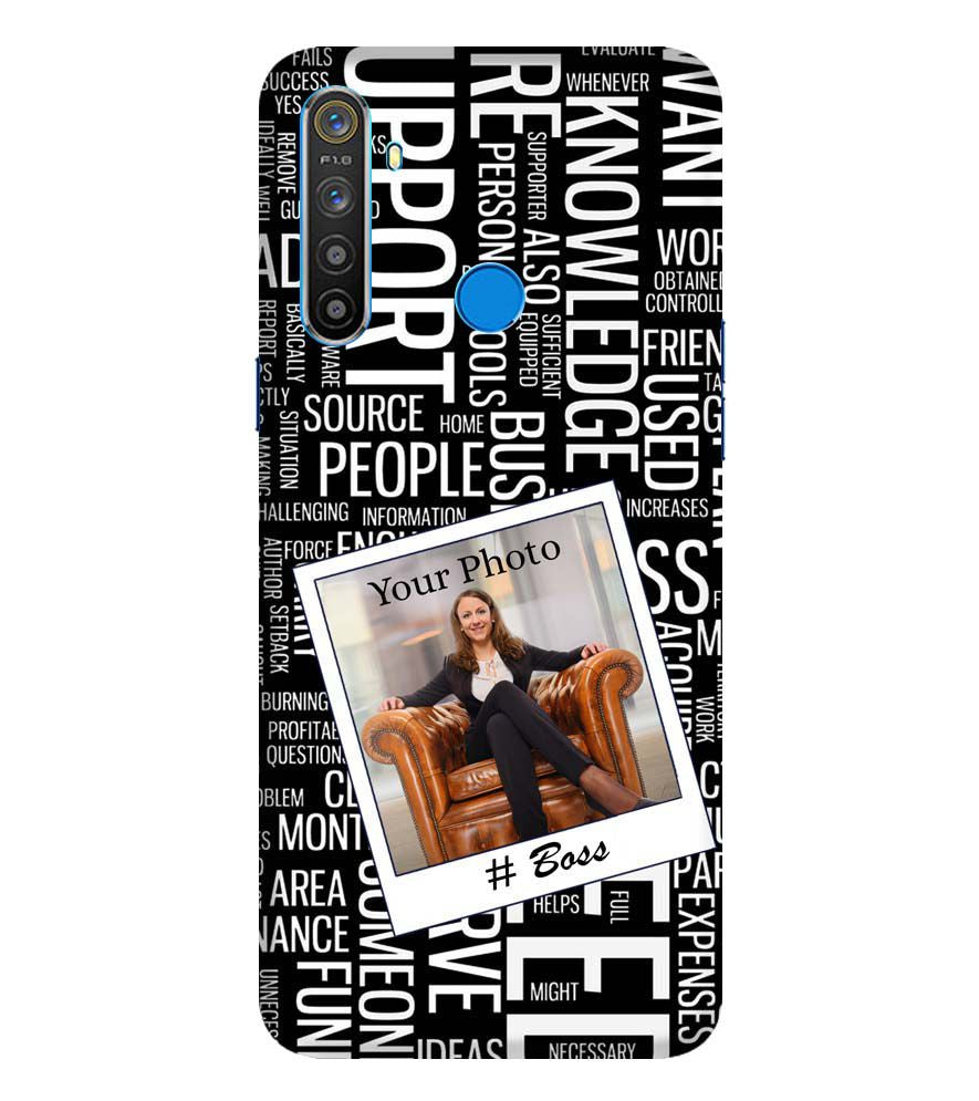 A0528-Boss with Photo Back Cover for Realme 5i