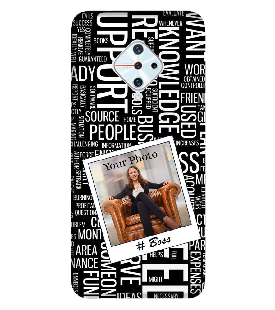 A0528-Boss with Photo Back Cover for Vivo S1 Pro