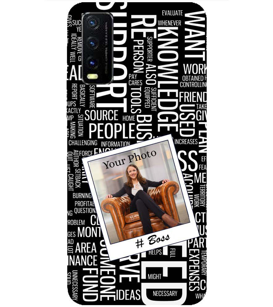 A0528-Boss with Photo Back Cover for vivo Y20g