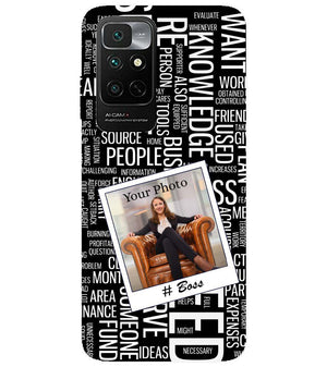 A0528-Boss with Photo Back Cover for Xiaomi Redmi Note 11 4G