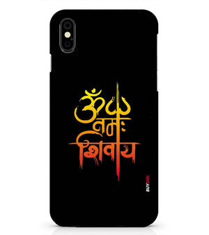BG0063-Om Namah Shivay Back Cover for Apple iPhone X
