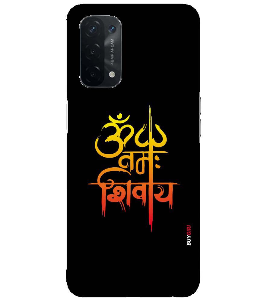 BG0063-Om Namah Shivay Back Cover for Oppo A54 5G