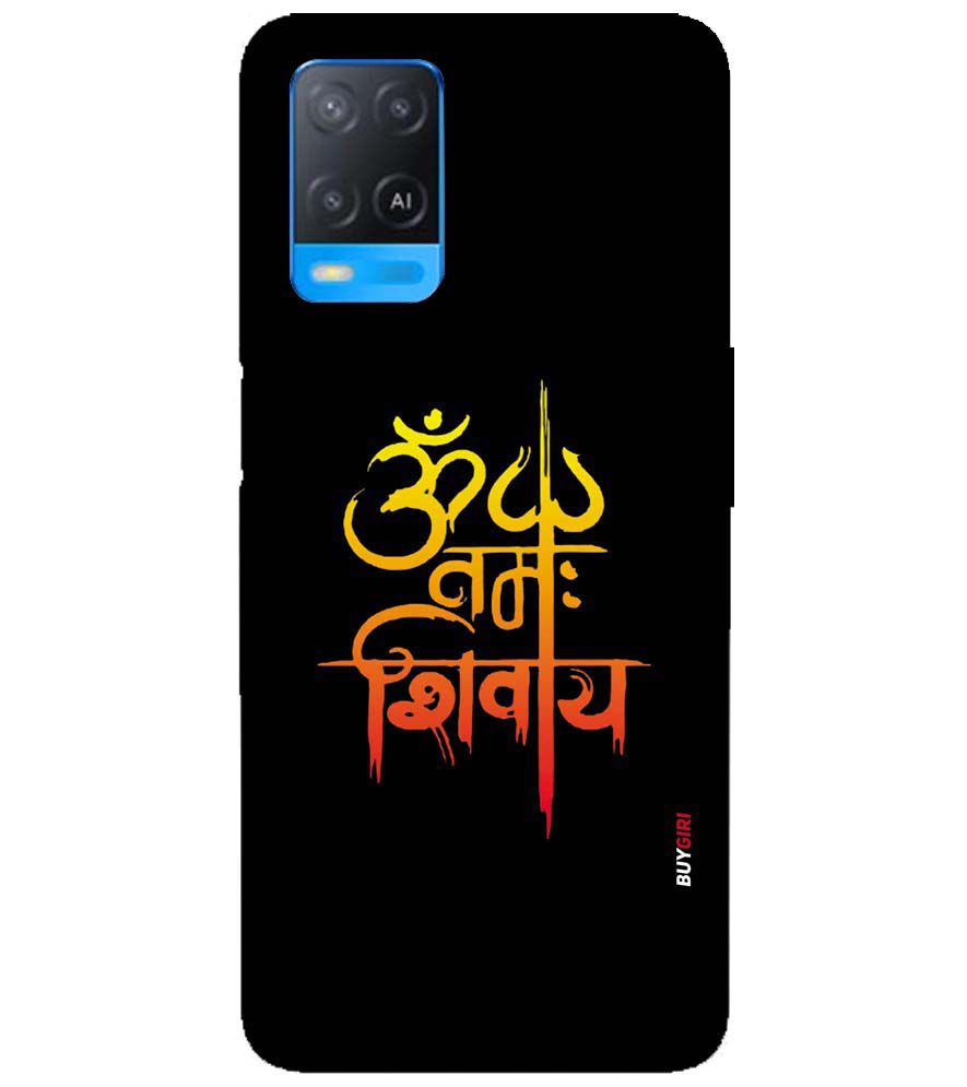 BG0063-Om Namah Shivay Back Cover for Oppo A54
