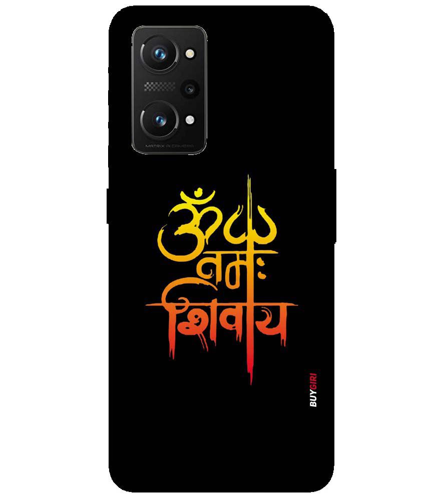 BG0063-Om Namah Shivay Back Cover for Realme X7 Max 5G