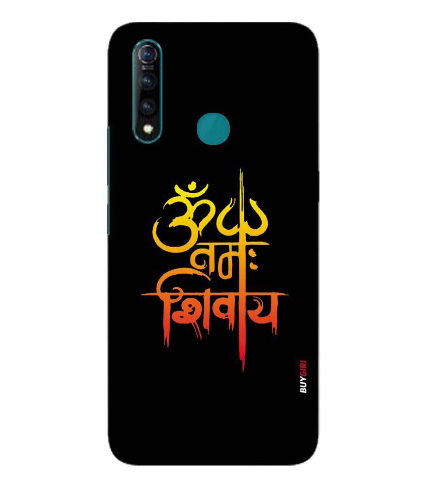 BG0063-Om Namah Shivay Back Cover for Vivo Z1 Pro