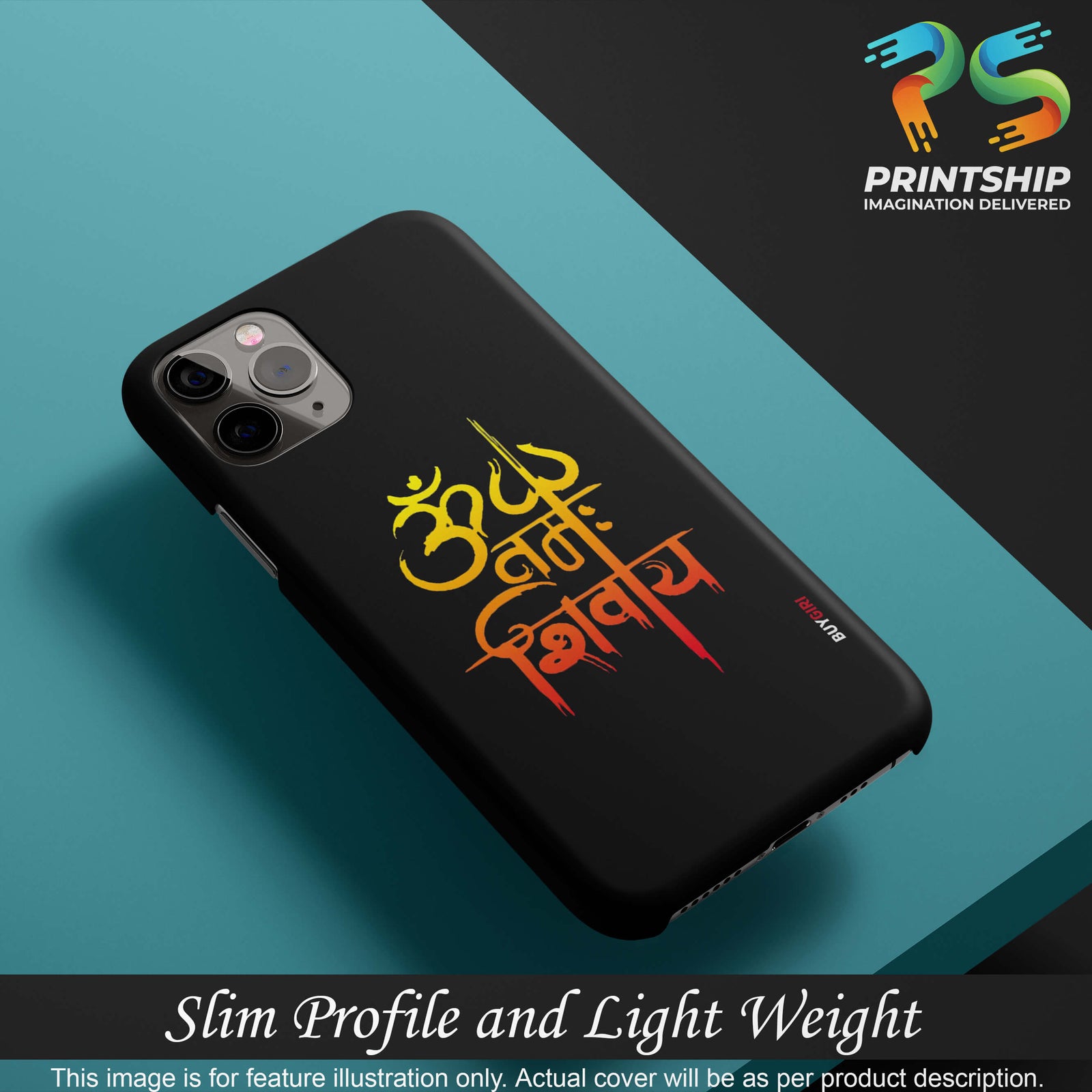 BG0063-Om Namah Shivay Back Cover for OnePlus 8 Pro-Image4