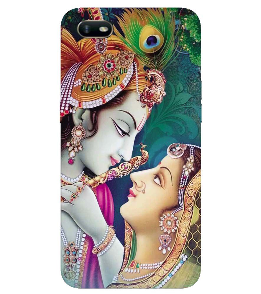 BG0072-Radha Krishna Back Cover for Oppo A1k