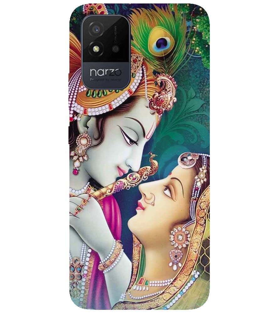 BG0072-Radha Krishna Back Cover for Realme Narzo 50i