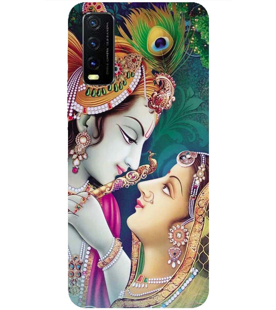 BG0072-Radha Krishna Back Cover for vivo Y20s