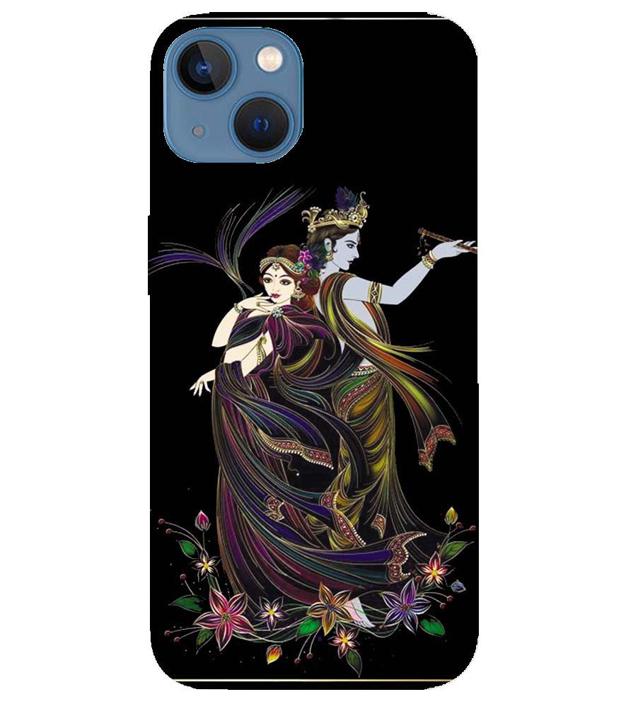 BG0074-Jai Radha Krishna Back Cover for Apple iPhone 13