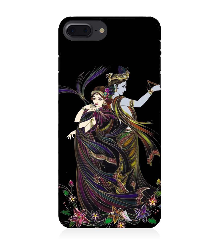 BG0074-Jai Radha Krishna Back Cover for Apple iPhone 7 Plus