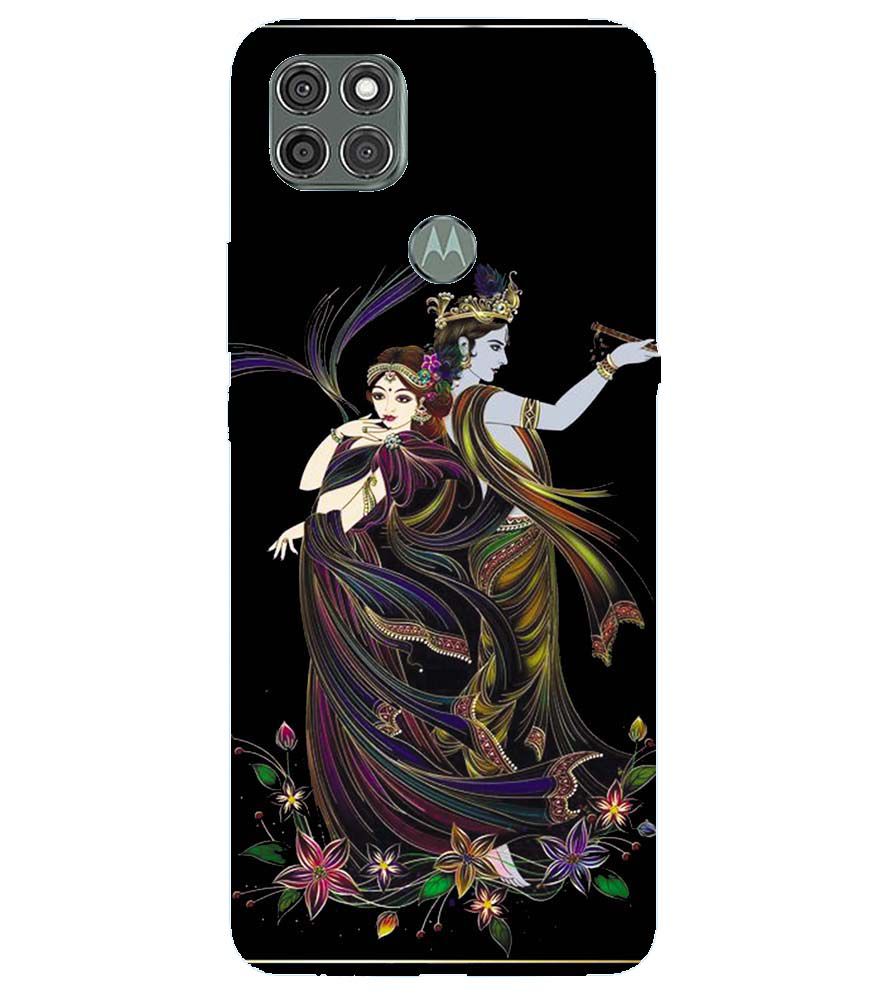 BG0074-Jai Radha Krishna Back Cover for Motorola Moto G9 Power