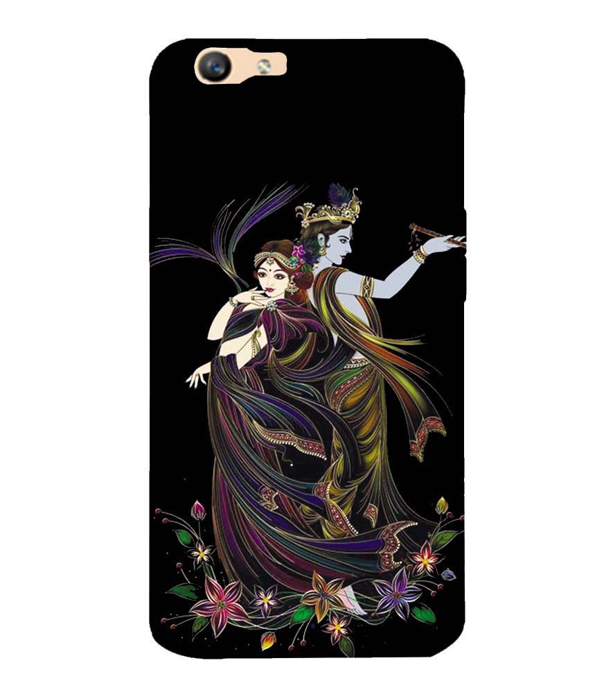BG0074-Jai Radha Krishna Back Cover for Oppo F1s : A59