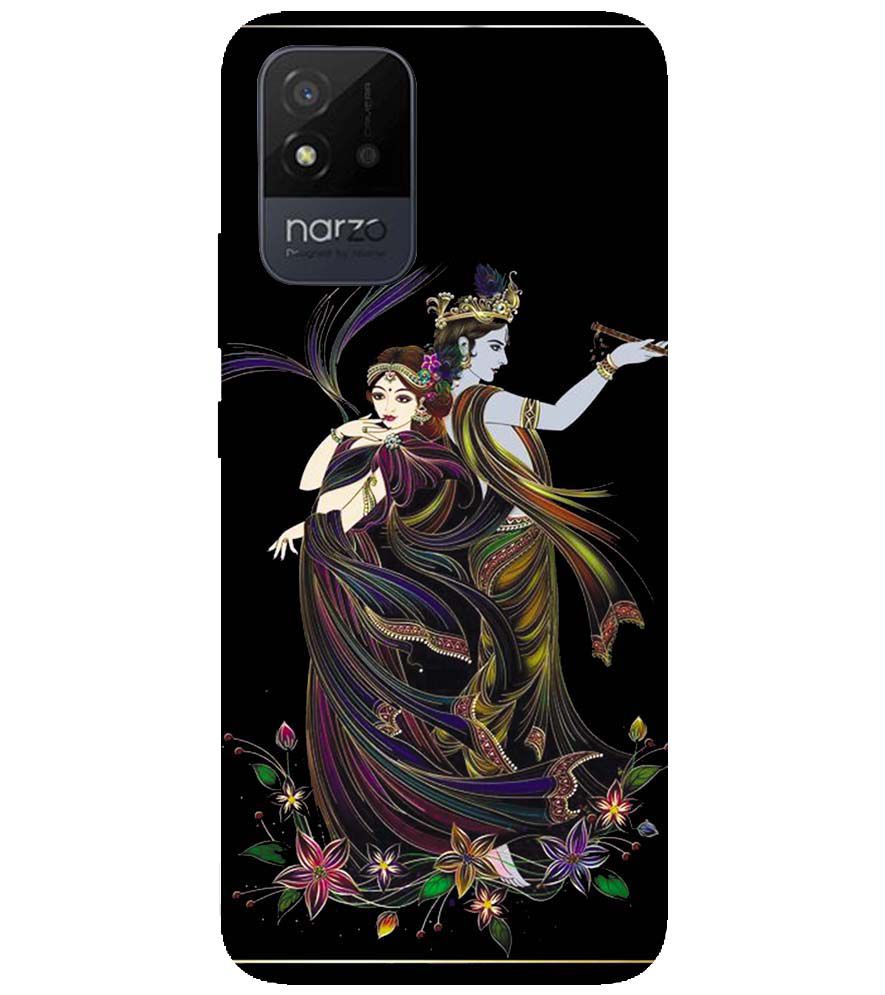 BG0074-Jai Radha Krishna Back Cover for Realme Narzo 50i