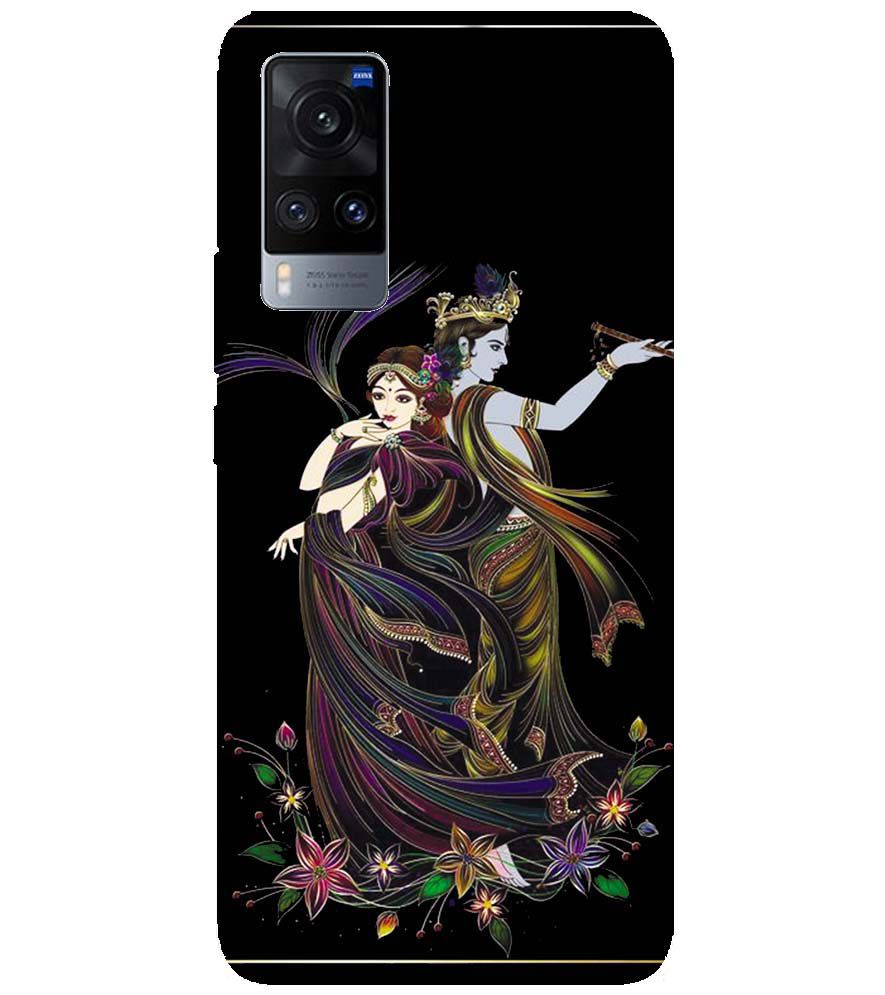 BG0074-Jai Radha Krishna Back Cover for vivo X60