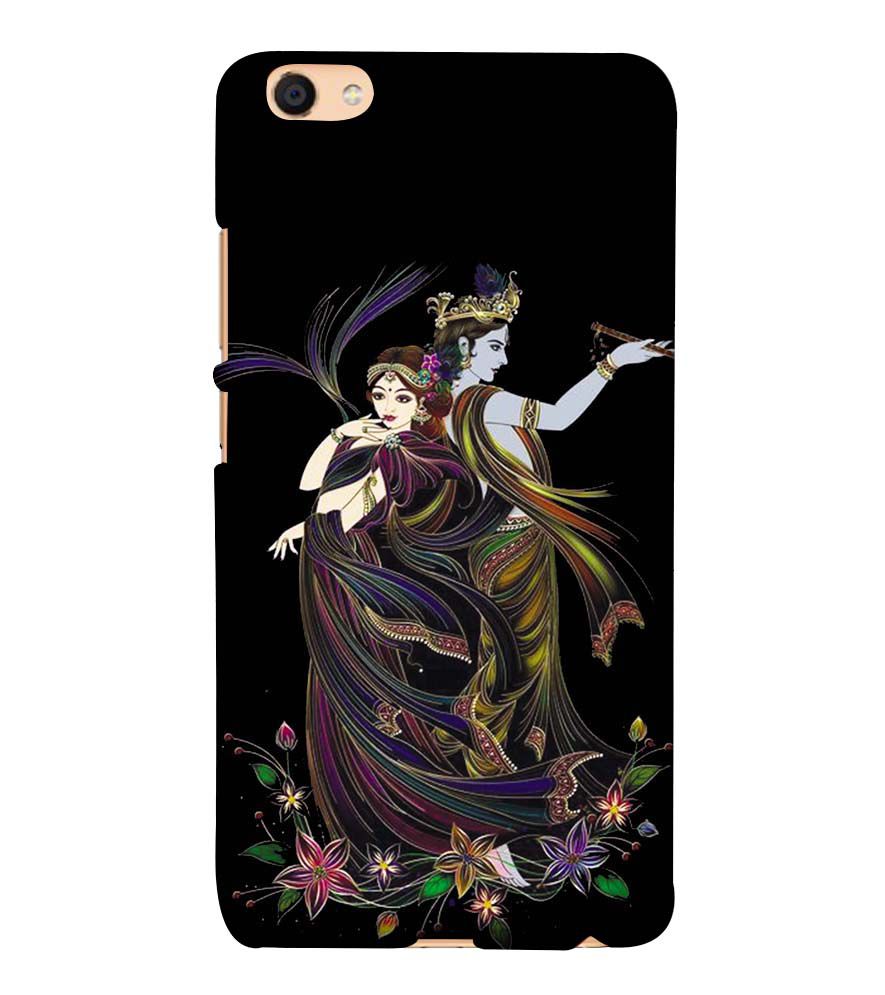 BG0074-Jai Radha Krishna Back Cover for vivo Y55s