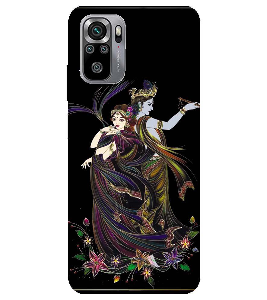 BG0074-Jai Radha Krishna Back Cover for Xiaomi Redmi Note 11 SE (India)