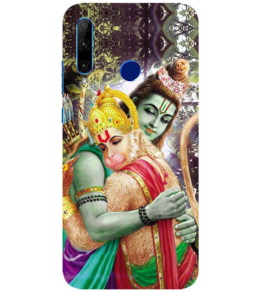 BG0075-Ram And Hanuman Ji Back Cover for Huawei Honor 10i