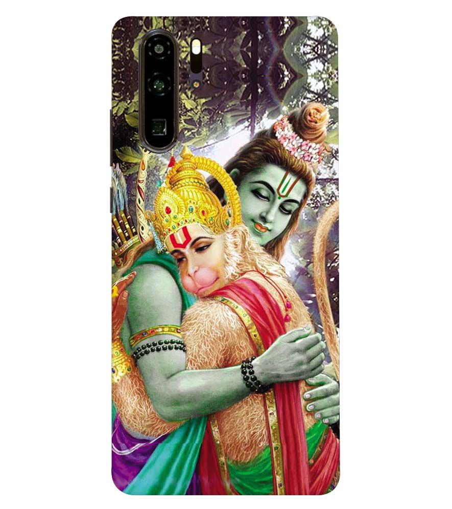 BG0075-Ram And Hanuman Ji Back Cover for Huawei P30 Pro