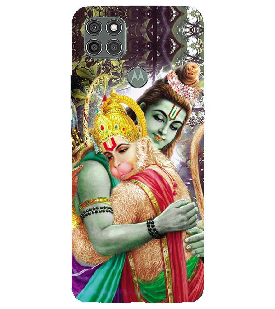 BG0075-Ram And Hanuman Ji Back Cover for Motorola Moto G9 Power
