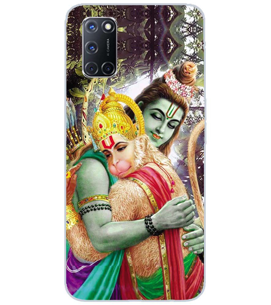 BG0075-Ram And Hanuman Ji Back Cover for Oppo A72